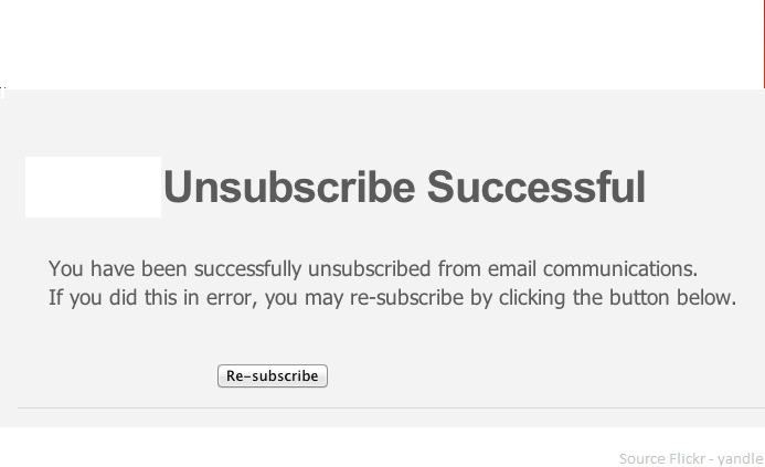unsubscribes