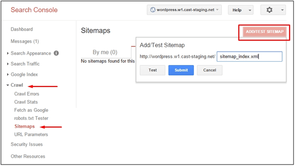 search Console Sitemap